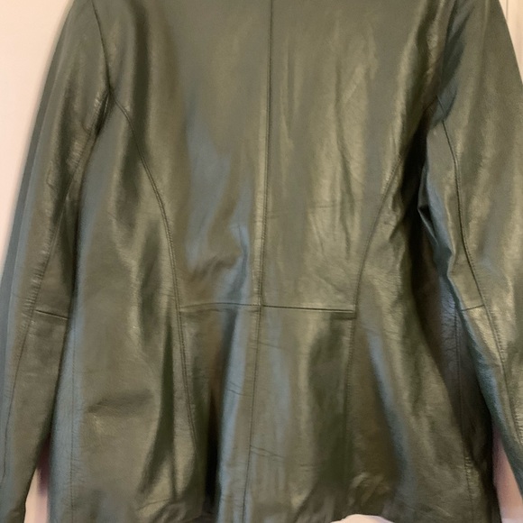 Vintage Pelle Studio Women’s Leather Jacket Button Up - Picture 2 of 6